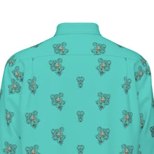 Load image into Gallery viewer, Slick Horn All-Over Print Men's Long Sleeve Shirt | 115GSM Cotton poplin