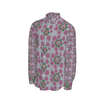 Load image into Gallery viewer, All-Over Print Men's Long Sleeve Shirt | 115GSM Cotton poplin