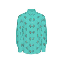 Load image into Gallery viewer, Slick Horn All-Over Print Men's Long Sleeve Shirt | 115GSM Cotton poplin