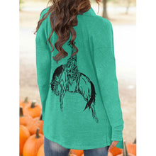 Load image into Gallery viewer, Bucking horse Women's Cardigan With Long Sleeve