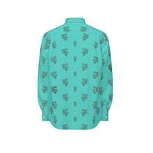 Load image into Gallery viewer, Slick Horn All-Over Print Men's Long Sleeve Shirt | 115GSM Cotton poplin