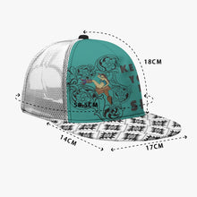 Load image into Gallery viewer, Keep your horn slick Black Buckle Flat-brimmed Mesh Cap With Box
