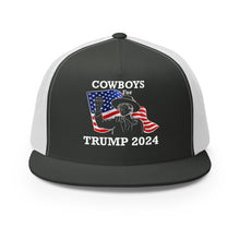 Load image into Gallery viewer, Cowboys for TRUMP Trucker Cap