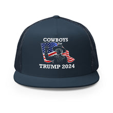 Load image into Gallery viewer, Cowboys for TRUMP Trucker Cap