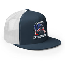 Load image into Gallery viewer, Cowboys for TRUMP Trucker Cap
