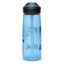 Load image into Gallery viewer, Caution Feral Sports water bottle
