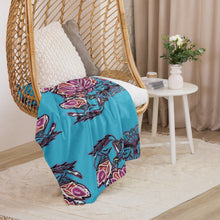 Load image into Gallery viewer, Montana Cowgirl Sherpa blanket