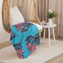 Load image into Gallery viewer, Montana Cowgirl Sherpa blanket