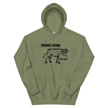 Load image into Gallery viewer, 2 broke 2 care Unisex Hoodie