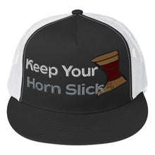 Load image into Gallery viewer, Keep YourHorn Slick Trucker Cap
