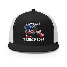 Load image into Gallery viewer, Cowboys for TRUMP Trucker Cap
