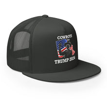 Load image into Gallery viewer, Cowboys for TRUMP Trucker Cap
