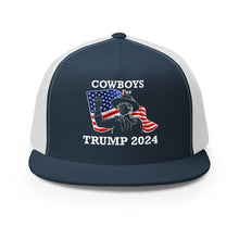 Load image into Gallery viewer, Cowboys for TRUMP Trucker Cap
