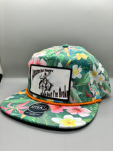 Load image into Gallery viewer, Lonesome but Happy Hawaiian hat
