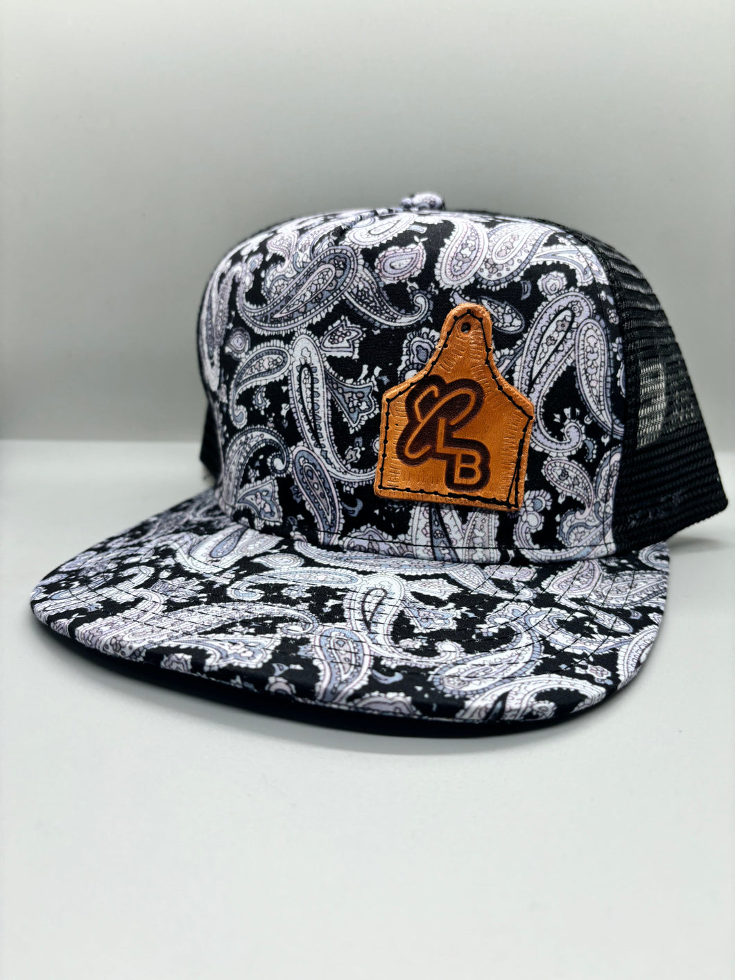 Paisley cattle tag hat