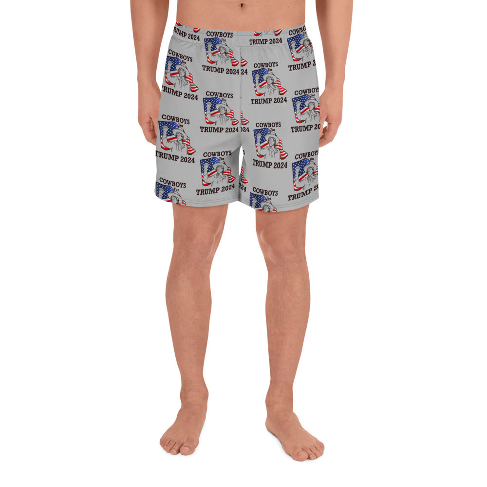 Cowboys for TRUMP All-Over Print Unisex Athletic Long Shorts