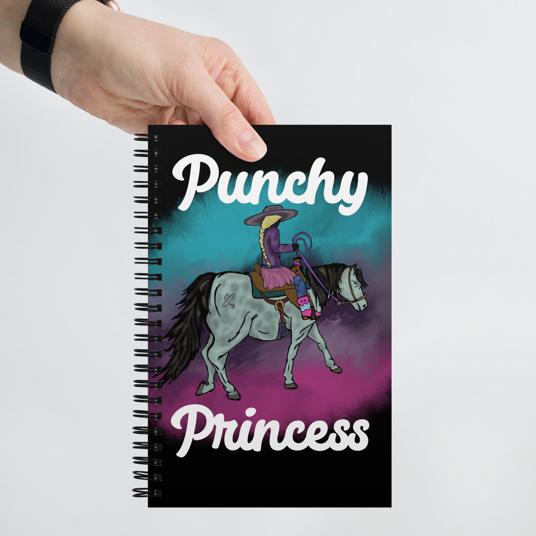 Punchy Princess Spiral notebook