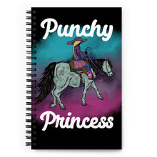 Load image into Gallery viewer, Punchy Princess Spiral notebook
