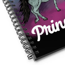 Load image into Gallery viewer, Punchy Princess Spiral notebook
