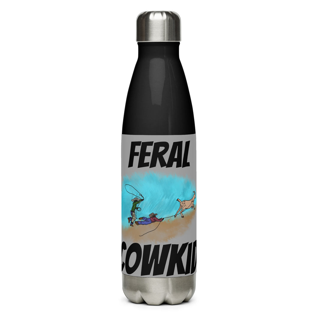 Feral CowKid Stainless steel water bottle