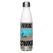 Load image into Gallery viewer, Feral CowKid Stainless steel water bottle
