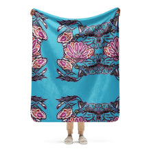 Load image into Gallery viewer, Cowgirl Ruth Sherpa blanket
