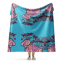 Load image into Gallery viewer, Cowgirl Ruth Sherpa blanket
