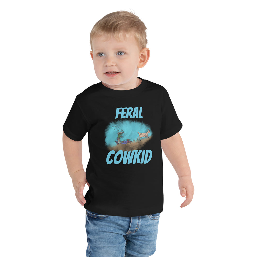 Feral CowKid Toddler Short Sleeve Tee