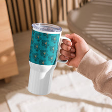 Load image into Gallery viewer, Slick Fork Gal Travel mug with a handle
