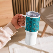 Load image into Gallery viewer, Slick Fork Gal Travel mug with a handle
