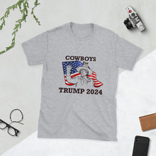 Load image into Gallery viewer, Cowboys for trump Short-Sleeve Unisex T-Shirt
