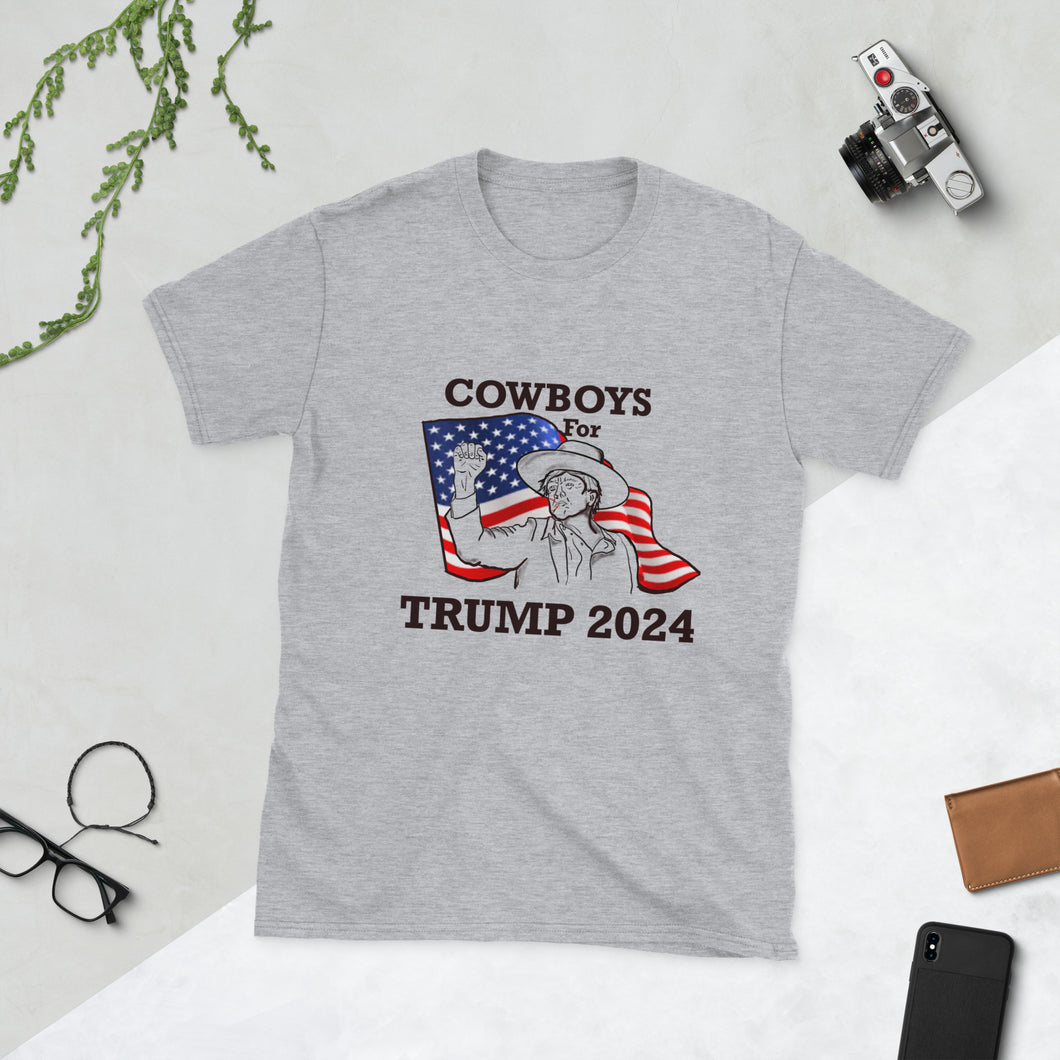 Cowboys for trump Short-Sleeve Unisex T-Shirt