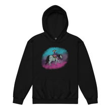 Load image into Gallery viewer, Punchy Princess Youth heavy blend hoodie
