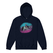 Load image into Gallery viewer, Punchy Princess Youth heavy blend hoodie
