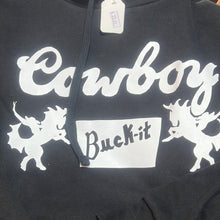 Load image into Gallery viewer, Cowboy Buck it Crop top  sweatshirt
